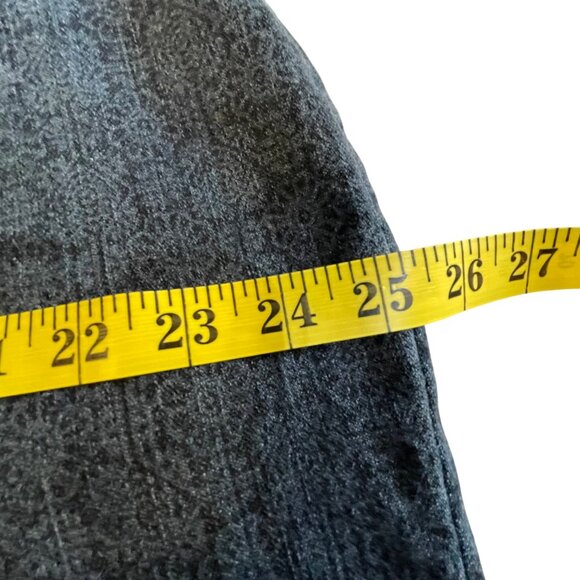 Allison Daley Plus Crop Jeans Gray Black Floral Print Stretch Waist Panels 22W - Picture 11 of 15